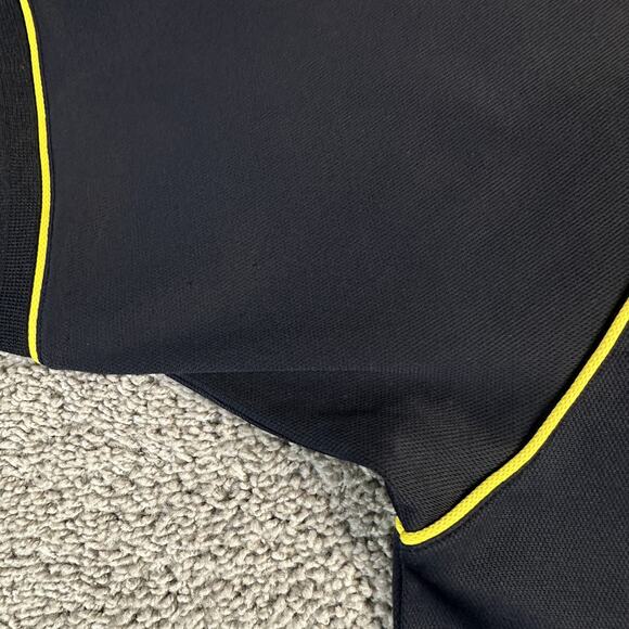 Iowa Hawkeyes Shirt Polo Mens Medium Black Yellow NCAA Football Team Starter - Picture 5 of 12